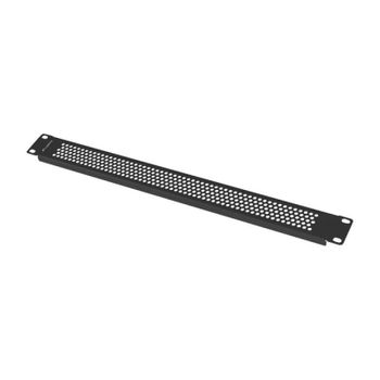 Panel ciego 1U Lanberg AK-1411-B acero negro RAL9004 19