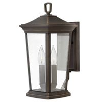 aplique de pared de exterior bromley 2 luces