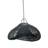 lampara colgante ratan bazar bizar cloud 60x60x35 cm - negro