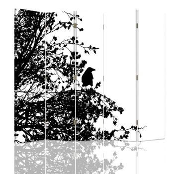 Biombo Forest Silhouette - Separador De Ambientes  Cm. 180x180 (5 Paneles)