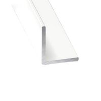 perfil de aluminio blanco angular - x4 unds - 150m  40 mm
