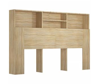 Vidaxl mueble cabecero color roble sonoma 160x19x103,5 cm
