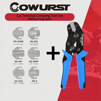 Pinza de crimpado automotriz SN-58B de 7.5 pulgadas con mordazas reemplazables para terminales de computadora y de resorte