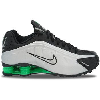 Nike Zapatillas Shox R4 Metallic Silver Green para hombre