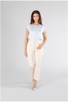 pantalon slim tenido en prenda sand