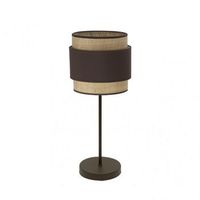 fabrilamp sobremesa kandy 1xe14 natural marron 45x18x18 cm
