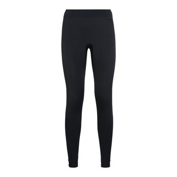 Odlo Performance Warm Eco Big Logo Bottom Long Malla Mujeres-Negro,Gris