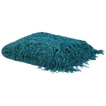 Manta Tejido De Chenilla Verde Esmeralda 150 X 200 Cm Dormitorio Dala De Estar Felpa Suave Hamat