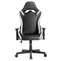 silla gamer mars gaming mgcprobw negra con detalle blancos brazos regulables en altura reclinable 135 cojines ergonomicos soft-touch ruedas xl