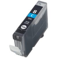 compatible cyan canon cli-8c ink cartridge replaces canon 0621b001