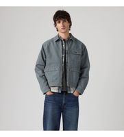 levis para hombre 007rz-0001 chaqueta newell utility azul m casual algodon