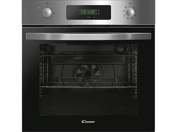 Horno - Candy Idea FIDC X625 L, Multifunción, Aquálisis, 60cm, 70 8 funciones, Display con timer touch, Guía telescópica, Inox