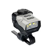 bikight luz frontal para bicicleta con control remoto 1300 lumenes haz de doble distancia recargable usb-c y resisten