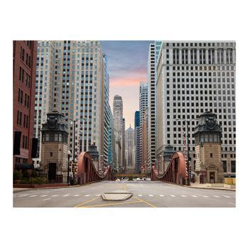Papel Pintado 3d - Chicago Street (300x231 Cm)