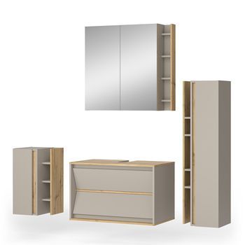 Conjunto De Muebles De Baño Edelin 4 Partes Vicco