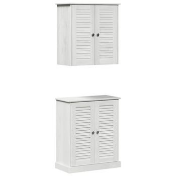 Juego De Muebles De Baño 2 Uds. Y Antiguo 67,5 X 34 X 80 Cm Vidaxl