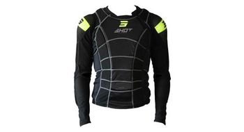 Chaqueta de proteccion shot rogue 2 0 negro amarillo