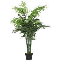 palmera artificial con 28 hojas verde 120 cm vidaxl