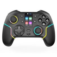 honcam stk-7052 iluminacion rgb gamepad bluetooth inalambrico con pantalla soporte de vibracion funcion turbo con contro