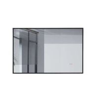 espejo rectangular led antivaho 80x120 6500k fria