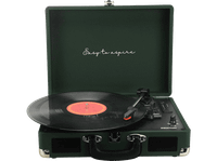 tocadiscos - prixton vc400 1x jack 35mm 3334578 rpm verde oscuro