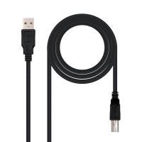 nanocable cable impresora usb 20 tipo ab machomacho 1m negro