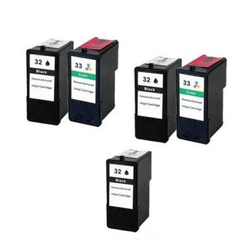 Compatible Multipack Lexmark Z818 Printer Ink Cartridges (5 Pack) -18C0032E