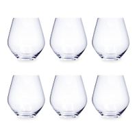 juego de 6 vasos bajos cristal 50 cl