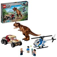 lego jurassic world - persecucion del dinosaurio carnotaurus  7 anos - 76941