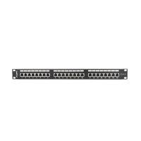 patch panel lanberg pps6-1024-b 24 puertos rj-45 cat6 1u negro metal