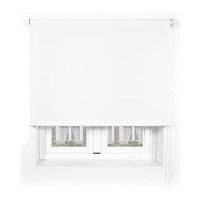 estor enrollable translucido - estor tamano 130x240 - estor color blanco  blindecor