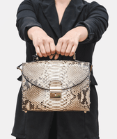 1245 clutch python light grey