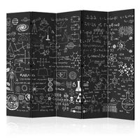 biombo - science on chalkboard ii 225x172 cm