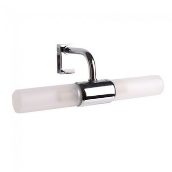 Aplique de espejo de baño cromado (2 luces)