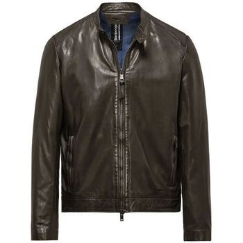 Bomboogie Cazadora de cuero JMROY P LGS-14 DARK BROWN para hombre