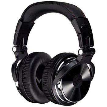 Auriculares OneOdio Pro10 con cable, 50mm, conectores 3,5 y 6,35 mm, monitor de estudio negro