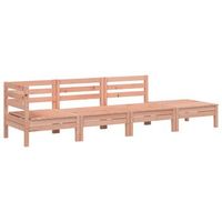 sofa de jardin de 4 plazas  sofa de exterior madera maciza de abeto douglas