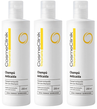 CosmeClinik Triconails Champú Anticaída 3x250 ml