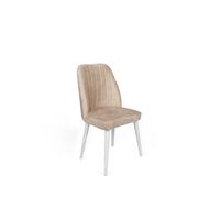 set 4 sillas alfa-494 v4 blanco beige
