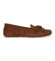 lauren ralph lauren para mujer 802p22310005 mocasines tayte de ante marron 36 piel plano ninguno casual clasico