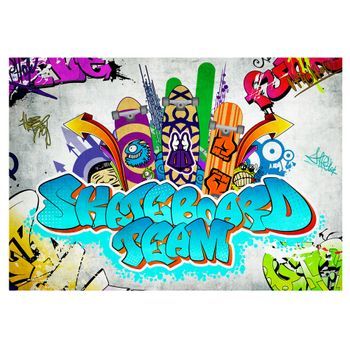 Papel Pintado 3d - Skateboard Team (300x210 Cm)