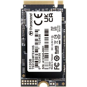 Disco Duro Transcend PCIe SSD 410S 512 GB M.2 NVMe 5000MB/s Gaming