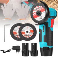 mini amoladora angular inalambrica recargable con motor de 12 v y escobillas herramienta electrica para reparacion de automoviles corte amolado y pulido amoladora electrica compacta para