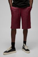 pantalon deportivo de ante sintetico con cintura elastica rojo