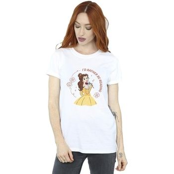 Disney Camiseta Beauty And The Beast I'd Rather Be Reading para mujer