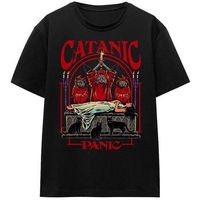 steven rhodes camiseta catanic panic para mujer