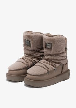 Botas Nordic Trk Fur Taupe - Marrón