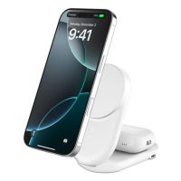 cargador de dispositivos moviles belkin wiz039kqwh soporte plegable magnetico qi2 25 w blanco