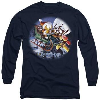 Garfield Camiseta manga larga onlight Ride para hombre