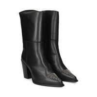 alpe botas con tacon mujer - negro talla 40